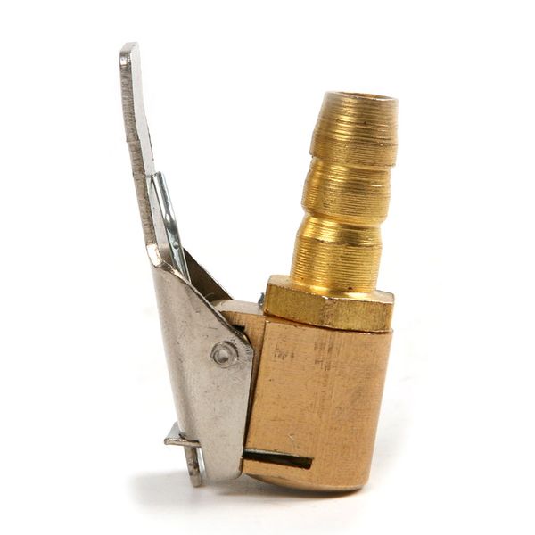 

new 1/4'' portbale car tire tyre inflator adapter brass air chuck 8mm