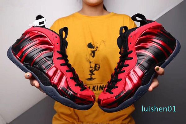 

penny hardaway one doernbecher db foam mens basketball shoes tan metallic gold floral black red olympic foams men trainers eur40-47 l01