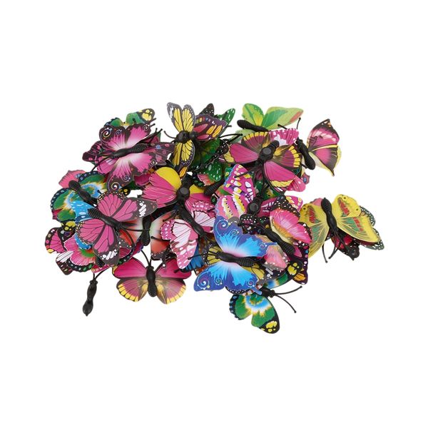 

50 scattered butterflies, assorted colors
