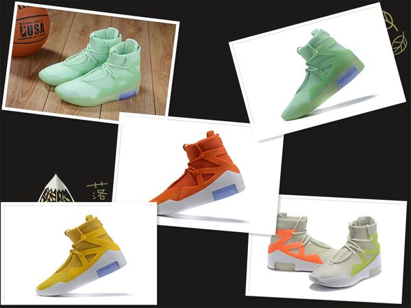 

2019 fear of god 1 ba ketball hoe neaker airing fa hion de igner orange pul e light bone amarillo white fog fear of god 1 fro ted pru