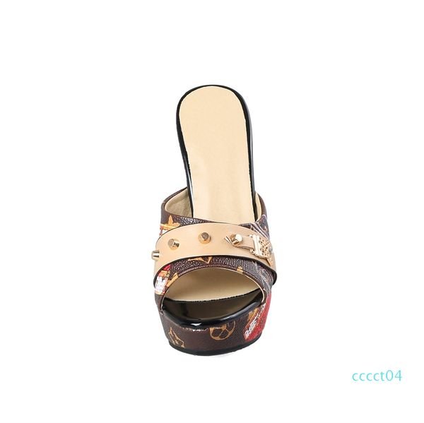 

2019maguidern бренд женские тапочки сандалии каблуки клинья peep toe элегантные женские сандалии женские мулы летняя обувь размер 33-43 ct04, Black