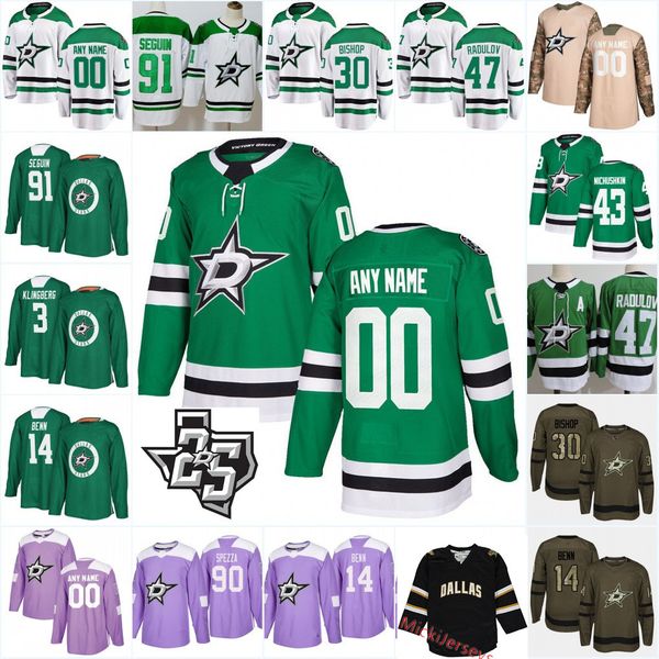 

Dallas Stars Jersey Mats Zuccarello John Klingberg Andrew Cogliano Tyler Pitlick Brett Ritchie Alexander Radulov Miro Heiskanen Jersey