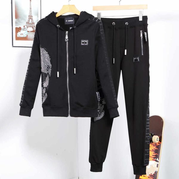 

2019 new luxury de igner no hoodie fa hion jogging uit dre long leeve zipper lim port uit