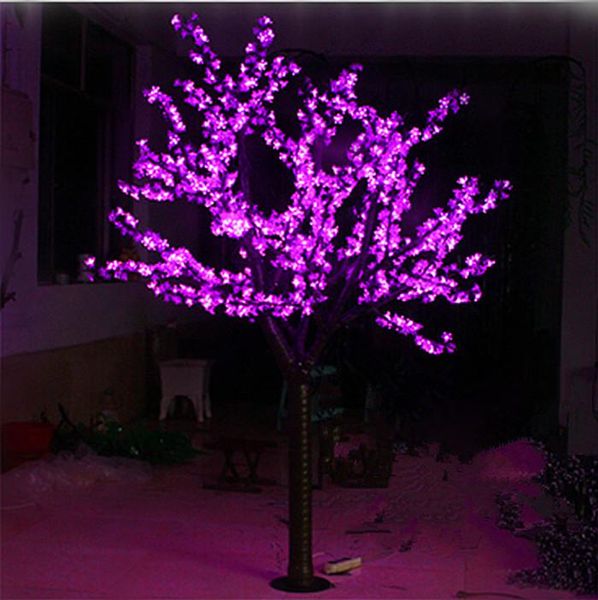 

led искусственный вишневый цвет дерево свет рождества 1248 шт. лампы 2 м / 6,5 фута высота 110/220 в переменного тока водонепроницаемый откр