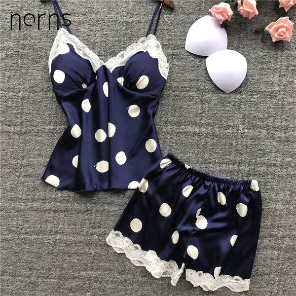 

норны лето сна печати сексуальные женщины пижамы наборы шорты сексуальная атласная пижама пижамы нижнее белье цветок гостиная грудь pad, Blue;gray