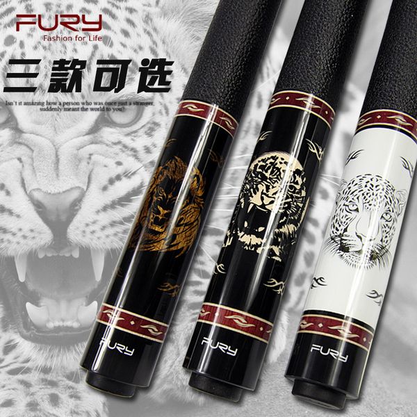 

high grade fury pool cues 1/2 jointed pool cue billiard stick 11.75mm/13mm tips