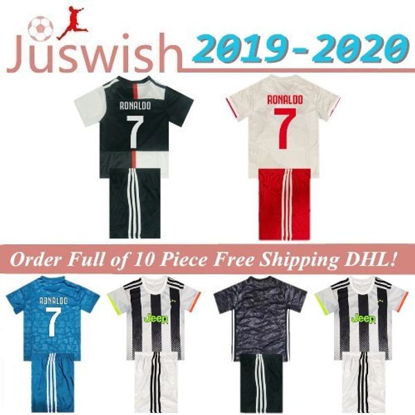 

4th palace 19 20 men kids juventus soccer jersey 2019 2020 ronaldo juve de ligt dybala buffon camisas maillot boys kits football shirt, Black