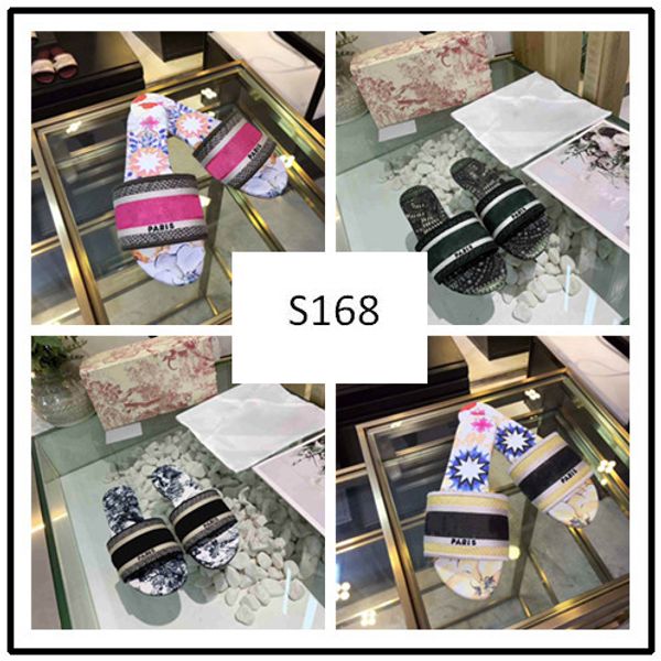 

latest dazzle flowers women slippers sandals flat designer shoes slide dazzle flowers embroidery sandal size 37 8, Black