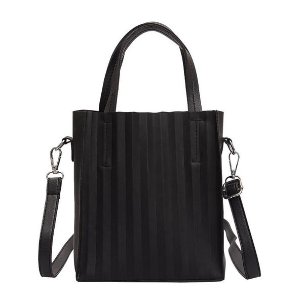 

women shoulder messenger bags stripe pu leather crossbody handbags female shoulder bags ladies casual pu purse shopping tote