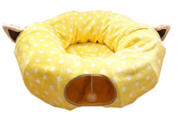 

складной cat канал pet котенок игрушки животное форма кошка кровать коврик 2 в 1 pet дом