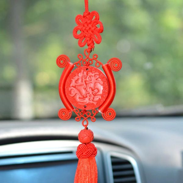 

car pendants new cinnabar access fu bag creative rear view mirror decorative accessories car hanging gift ornaments