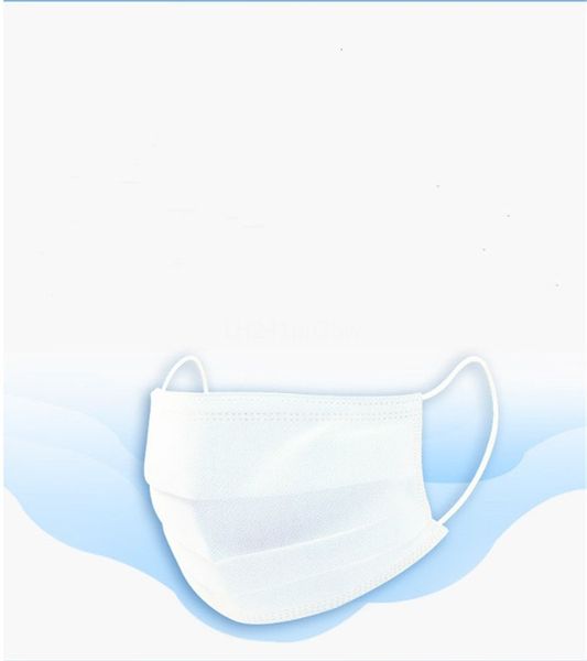 

mask non woven face masks 3 layer anti dust waterproof mask mask white ply soft breathable mouth safety masks n54