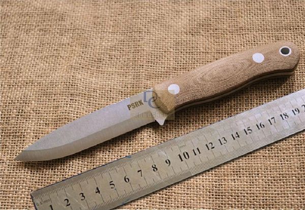 PSRK Вер Bushcraft дровяной открытый фиксированным лезвием 440C стали G10 / Micarta ручка лучший EDC выживания подарок инструмент ножи