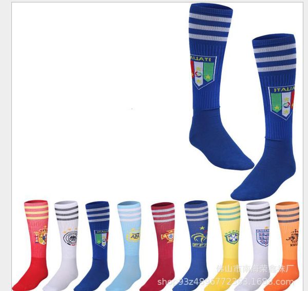 

children's soccer socks sports socks over the knee long tube socks, Black