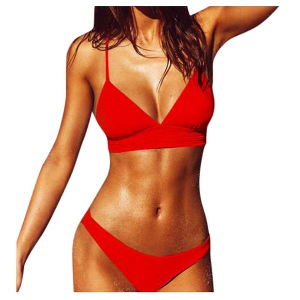 

2020 bikinis women high waist bikinis swimwear swimuit female retro beachewear push-up bikini set biquini beach bathing suit