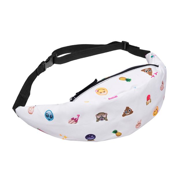 

new animal print waist bag polyester belt waist packs pouch zipper fanny pack travel packet brown wholesale wild c25