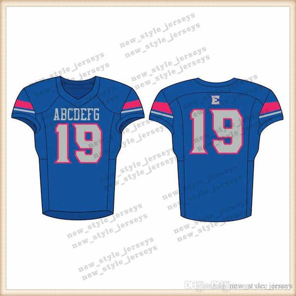

124Men 2019 Youth Football Jerseys Army Green Wine Red Embroidery Logos Stitched Custom Any name Any number Jerseys