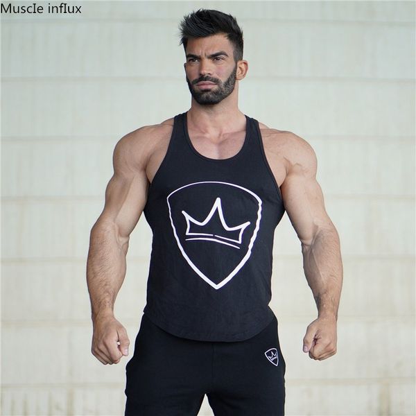 

summer men gym sport running athletic tank fitness bodybuilding male tank training sleeveless shirts undershirt, Black;blue