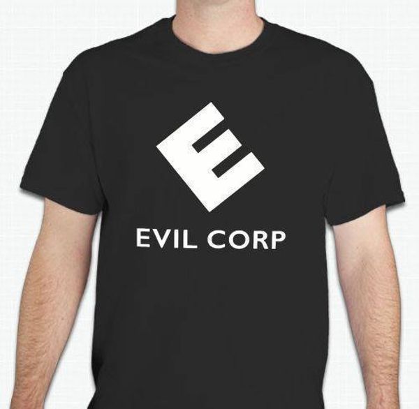 

evil corp mr robot hackers t shirt computer hacker tshirt summer style fashion men t shirts 2017 fashion short sleeve, White;black