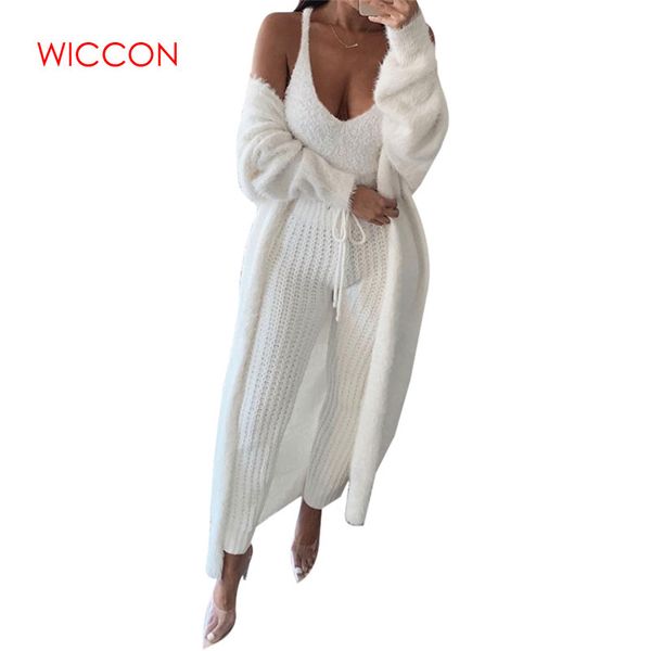 

new v-neck knitted solid tank stretch soft slim fit basic camis women crop casual streetwear tees, White