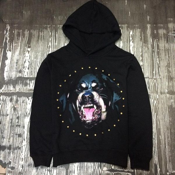 

2018 black мужской моды толстовки животные printed полной толстовка с капюшоном вскользь хлопок ватки streetwear hoodie sudaderas para hombr