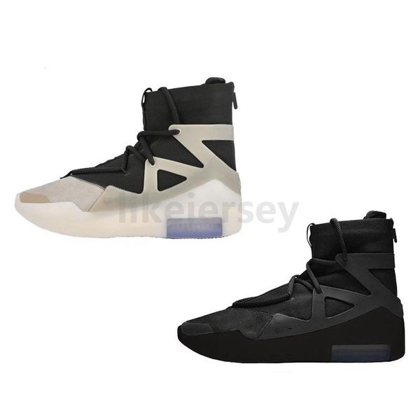 

new release fear of god 1 fog string ar4237-902 triple black ar4237-005 high basketball shoes mens authentic sport sneakers size 40-47