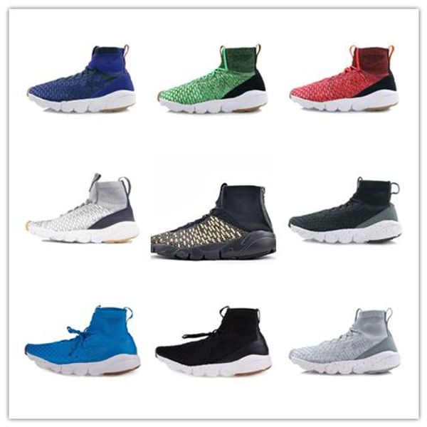 

mercurial fc 5.0 running shoes 2018 men women footscape magista weaving socks training athletic size 36-45, White;red