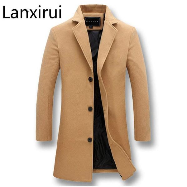 

men fashion jackets men slim fits coats business mens long winter windproof outwears plus size 5xl black high quality, Black;brown