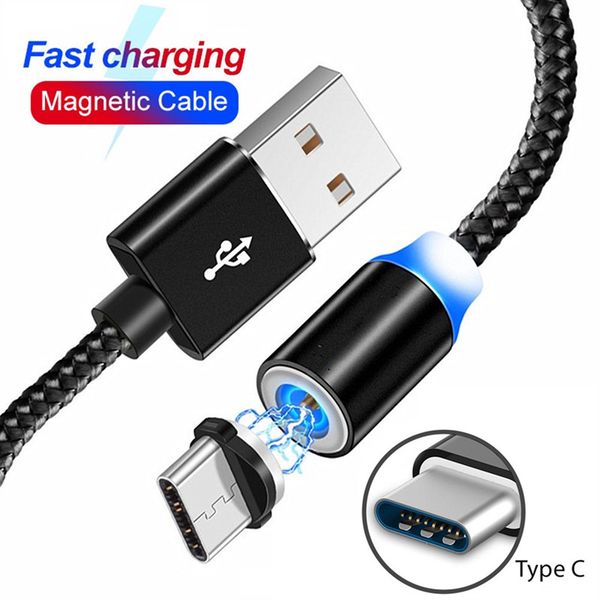 

magnetic usb cable for samsung galaxy a2 usb type c 2a fast charging magnet charger adapter mobile phone cables