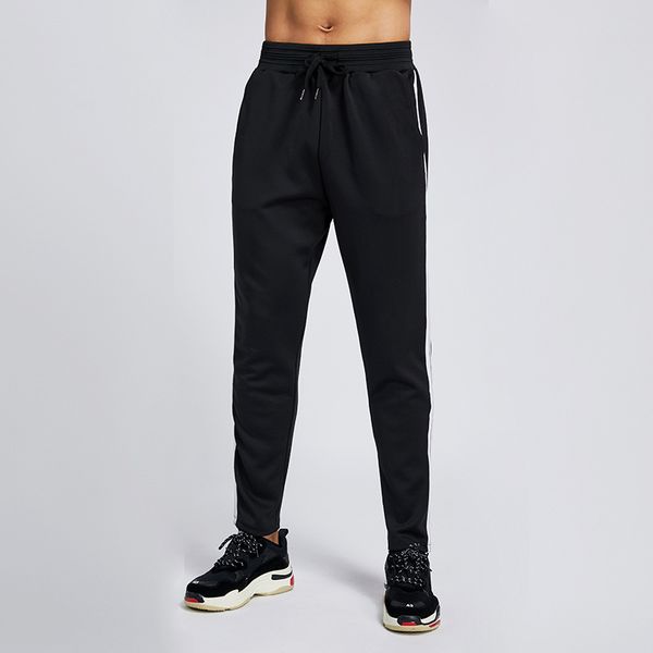 

training pantsquick-drying running pants men sport pants men jogging athletic gym leggings wenter, Black;blue