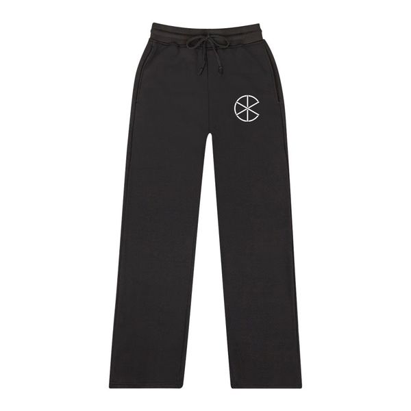 

cix korean combination soul album trend casual spring and autumn fashion wide leg pants 2019 casual fashion sweatpants, Black