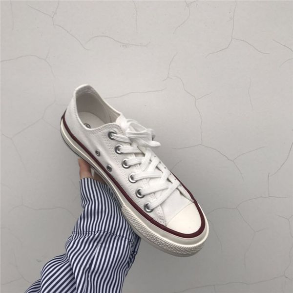 

1970s canvas shoes womens shoes leisure student couple skateboards, Black