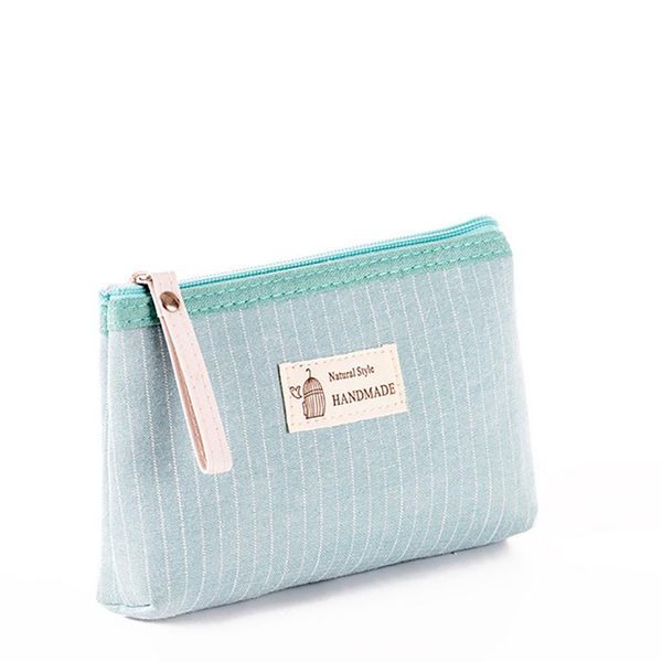 

лучшего качество отдых stripe canvas женщина путешествие косметической сумка организатор чемоданчик макияж макияж сумка организатор болс де