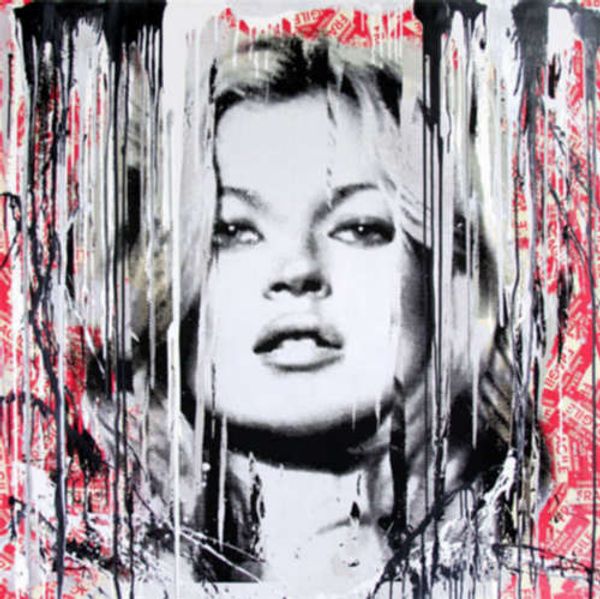 

mr brainwash oil painting on canvas urban art banksy kate moss models wall art home decor handcrafts /hd print 191021