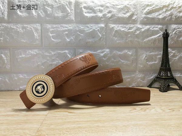 

leather belt male leather needle buckles cowhide youth first layer cowhide pants belt male belt, Black;brown