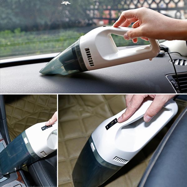 

12v 75w mini car vacuum cleaner handheld super suction wet dry dual-use vacuum cleaner auto cigarette lighter filter