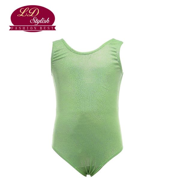 

девочки green ballet dance купальники дети синий спандекс танцевальная одежда черный блестящий металлик лазерный эффект гимнастика спортивны, Black;red