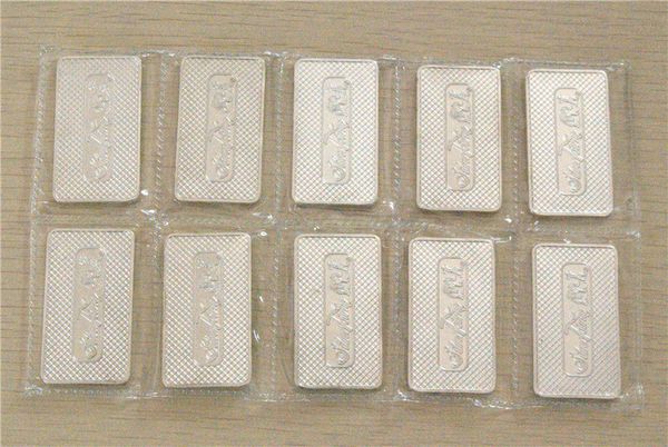 

sealed package 1oz american brass plated silver silvertown bullion bar,non magnetic dhl wholesales 100pcs/lot