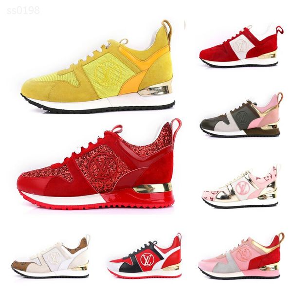 

luxury sports shoes man woman casual shoes genuine leather mesh race runner shoes outdoors trainers with box size 35-46, Black