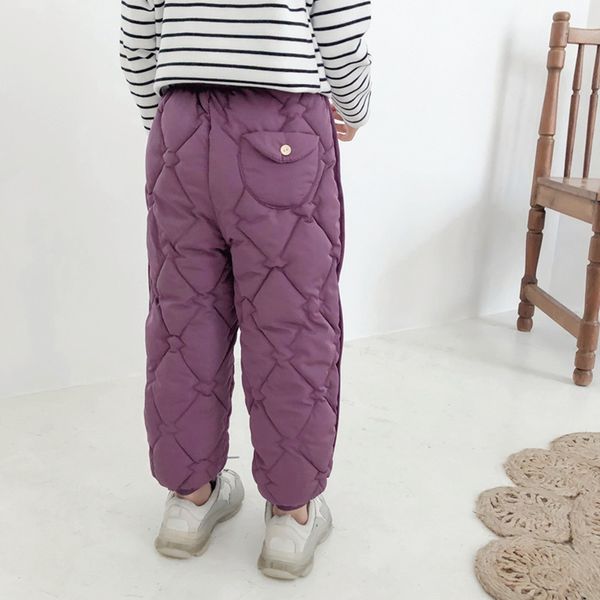 

pants & capris,baby girls boys down pant children warm down trousers kids leggings elastic high waist winter soft casual, Blue