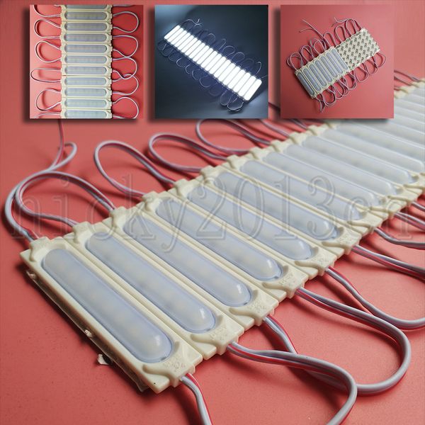 

super bright 5630 led module light tape flexible strip lamp 9leds 12v 2w injection molding abs white waterproof for advertisement box channe