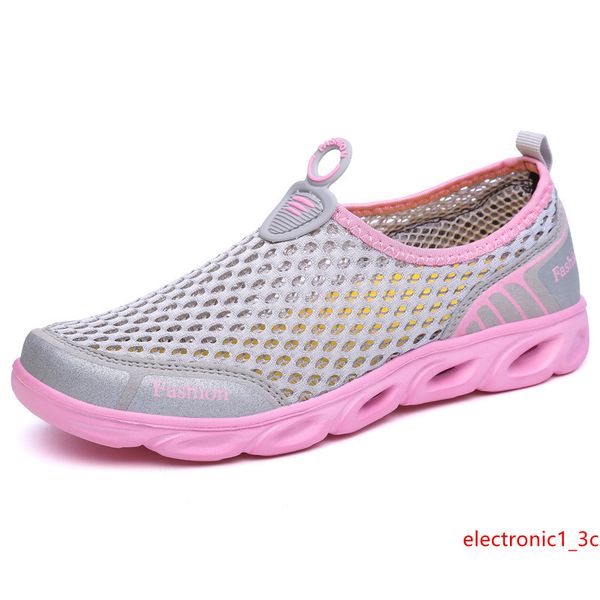 

beige men women shoes summer air mesh sport aqua shoes outdoor women s quick dry water shoes sneakers couple lovers shoe