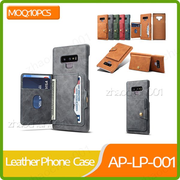 

10x телефон обратно кожаный чехол 5 цветов Чехлы для сотовых телефонов Samsung Примеча