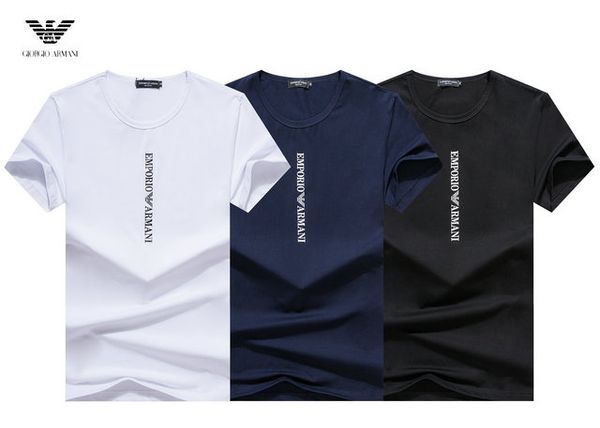 

amnfashion дизайнер мужчины tshirt хлопок дышащий дикий случайный топ роскошь высокого качества лета обычай футболки прилива бренд свободные, White;black