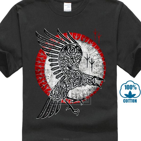 

norse raven t shirt hugin and munin valhalla norse odhin odin thor, White;black