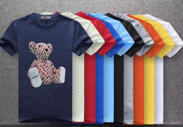 

2019 casual brand men's letter print hip hop streetwear tee shirts for summer men pullover t-shirt short sleeve cotton tshirt m-5xl 27, White;black