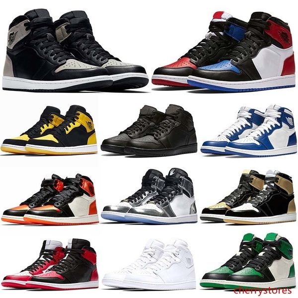 

luxury mens sneakers basketball shoes og 1 black white court purple pine green 3 shattered backboard gold womens sports designer shoes