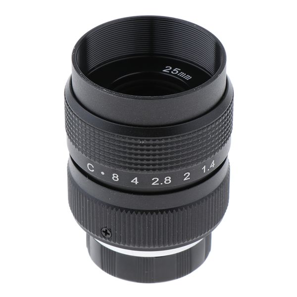 

25mm f/1.4 c mount tv lens for mirrorless camera, manual focusing fixed