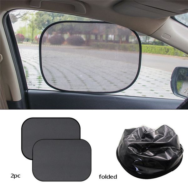 

2pieces car sunshade uv protection sunshade car curtain auto window side window mesh sun visor summer protection film new