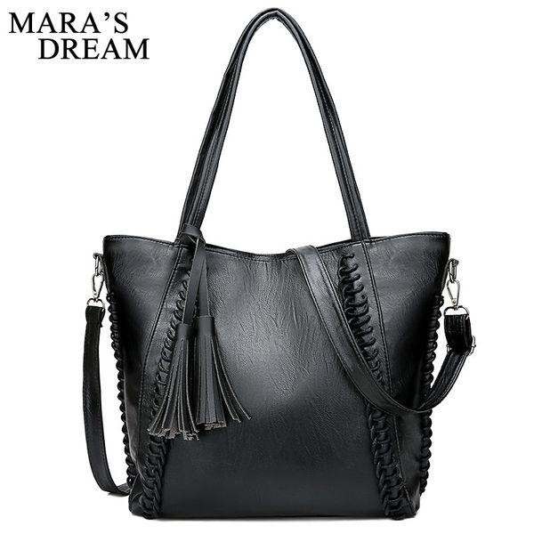 

mara's dream 2019 new solid color versatile fashion handbag woven cross-section square shoulder bag handbag